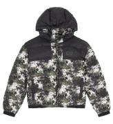 EA7 Vadderad jacka - Fancy Black/Army