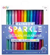 Ooly Tuschpennor - 15-pack - Rainbow Sparkle Glitter