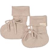 MarMar Tofflor - Stickad - Ull - Abootie - Grey Sand