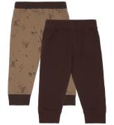 Mikk-Line Leggings - 2-pack - Chocolate Chip