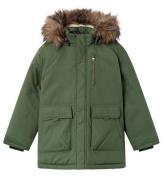 Name It Vinterjacka - NkmMaster05 Parka - Timjan