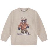 Hust and Claire Sweatshirt - Sejer - Beige Melange m. Björn