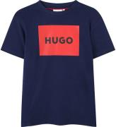 HUGO T-shirt - Svart/RÃ¶d