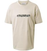 Hound T-shirt - Light Sand m. Tryck