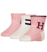 Tommy Hilfiger GÃ¥voset - Strumpor - 3-pack - Soft Rosa