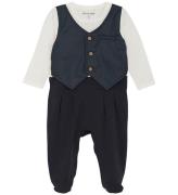 Minymo Onesie - Dark Brown Melange