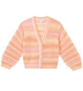 Stella McCartney Kids Cardigan - Stickad - Färgglada Rosa/Orange