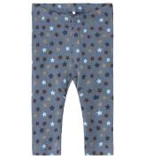 Name It Leggings - Rib - NbmRicco - Flint Stone m. StjÃ¤rnor