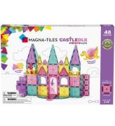 Magna-Tiles Magnetset - 48 Delar - Slott Deluxe + MicroMAGS