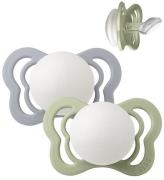 BIBS Couture Glow Nappar - Stl. 1 - 2-pack - Anatomisk - Sage/Cl