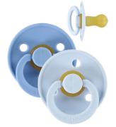 BIBS Colour Nappar - Stl. 1 - 2-pack - Rund - Sky Blue/Baby Blue