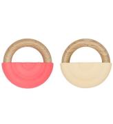 OYOY Bitring - Rainbow Bringning - 2-pack - Cherry Red/Vanilla