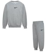 Nike Sweatset - Sweatshirt/Sweatpants - Grey Heather