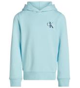 Calvin Klein Hoodie - Small Monogram - Ozon Blue