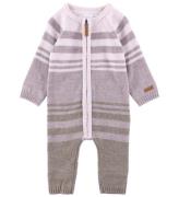 Name It Onesie - Ull - NbfWriss - Purple Dove m. RÃ¤nder