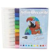 Artline Tuschpennor - Decorit Flat - 10 st. - Karneval