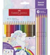 Faber-Castell Färgpennor - 24 st. Unicorn Pastel