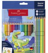 Faber-Castell Färgpennor - 24 st. - Grip Dino