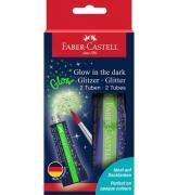 Faber-Castell Glitter Knölar - 2 st. - Glow In The Dark