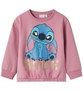 Name It Sweatshirt - NmfNyra - Disney Stitch - Mauve Orchid m. P