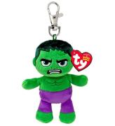 Ty Nyckelring m. Gosedjur - Beanie Bebisar - 10 cm - Marvel Hulk