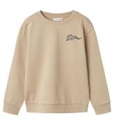 Name It Sweatshirt - NkmTegeo - Pure Cashmere m. Tryck