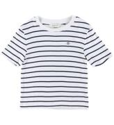 GANT T-shirt - Striped Shield Slim - Rib - Ã?ggskal