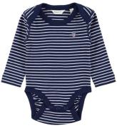 GANT Body L/æ - Shield Striped - Marine