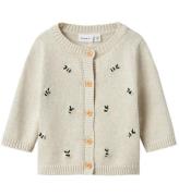 Name It Cardigan - NbmTommy - Stickad - Peyote Melange