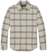 Tommy Hilfiger Skjorta - Manchester - Classic+ Beige/MarinblÃ¥rut