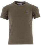 Stone Island T-shirt - MilitÃ¤r Green m. Logo