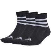 adidas Performance Strumpor - 3-pack - 3S C SPW Mid - Black/Whit