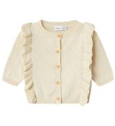 Name It Cardigan - Stickad - NbfSomine - Summer Sand