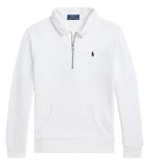 Polo Ralph Lauren Sweatshirt m. Dragkedja - Vit