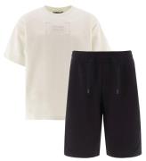 Emporio Armani Set - T-shirt/Shorts - Off White/Marinblå