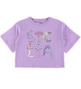 Stella McCartney Kids T-shirt - Beskuren - Lila m. Boomer