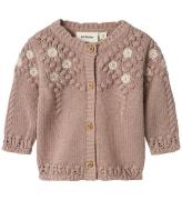 Lil' Atelier Cardigan - Stickad - NbfBrianna - Etherea