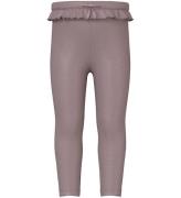 Name It Leggings - Rib - NmfBinnie - Elderberry