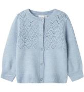 Name It Cardigan - Stickad - NmfBatrille - Dämpad Blue