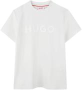 HUGO T-shirt - Vit m. Logo