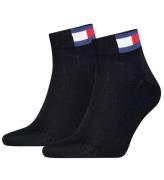 Tommy Hilfiger Strumpor - 2-pack - Kvartal - Dark Marinblå