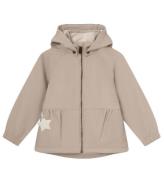 Mini A Ture Softshelljacka m. Fleece - MatBriddi - Sesam