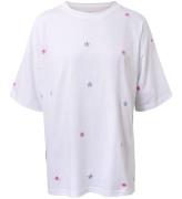 Hound T-shirt - Oversized - Vit m. Blommor