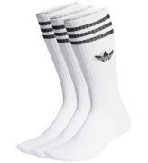 adidas Originals Strumpor - 3-pack - HÃ¶g Crew - Vit