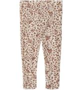 Wheat Leggings - Ull - Agi - Rose Blommor