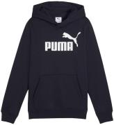 Puma Hoodie - MarinblÃ¥ m. Vit