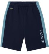 Lacoste Sweatshorts - MarinblÃ¥/kalksten m. Logo