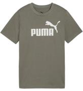 Puma T-shirt - Ess nr. 1 Logo - Helt Taupe