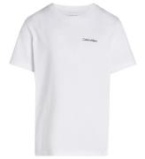 Calvin Klein T-shirt - BrÃ¶stinst. Logo - Bright White