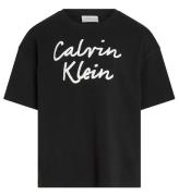 Calvin Klein T-shirt - Skript Logo - Ck Black